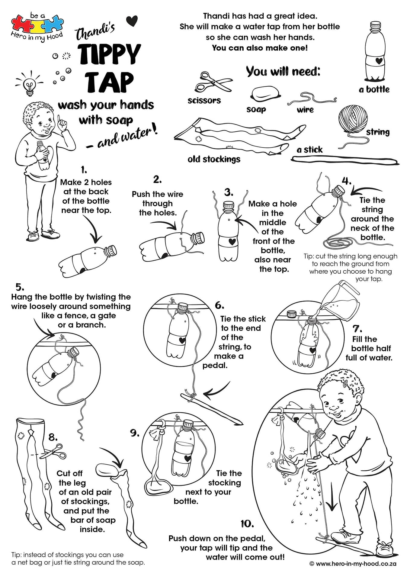 Tippy Tap Hero in my Hood