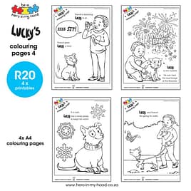 Lucky’s colouring pages 4 English download